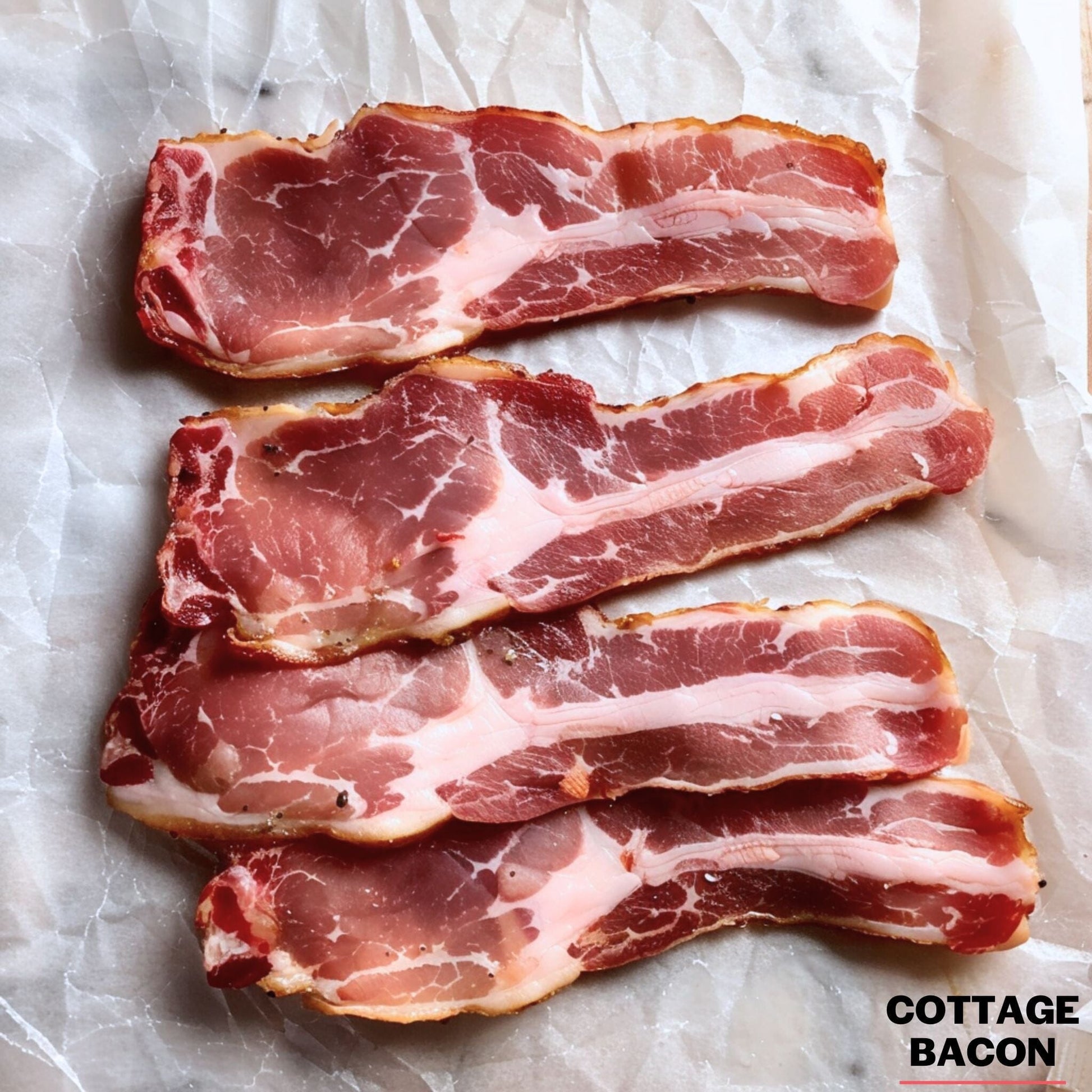 Cottage Bacon (12-16oz) This'll Do Farm