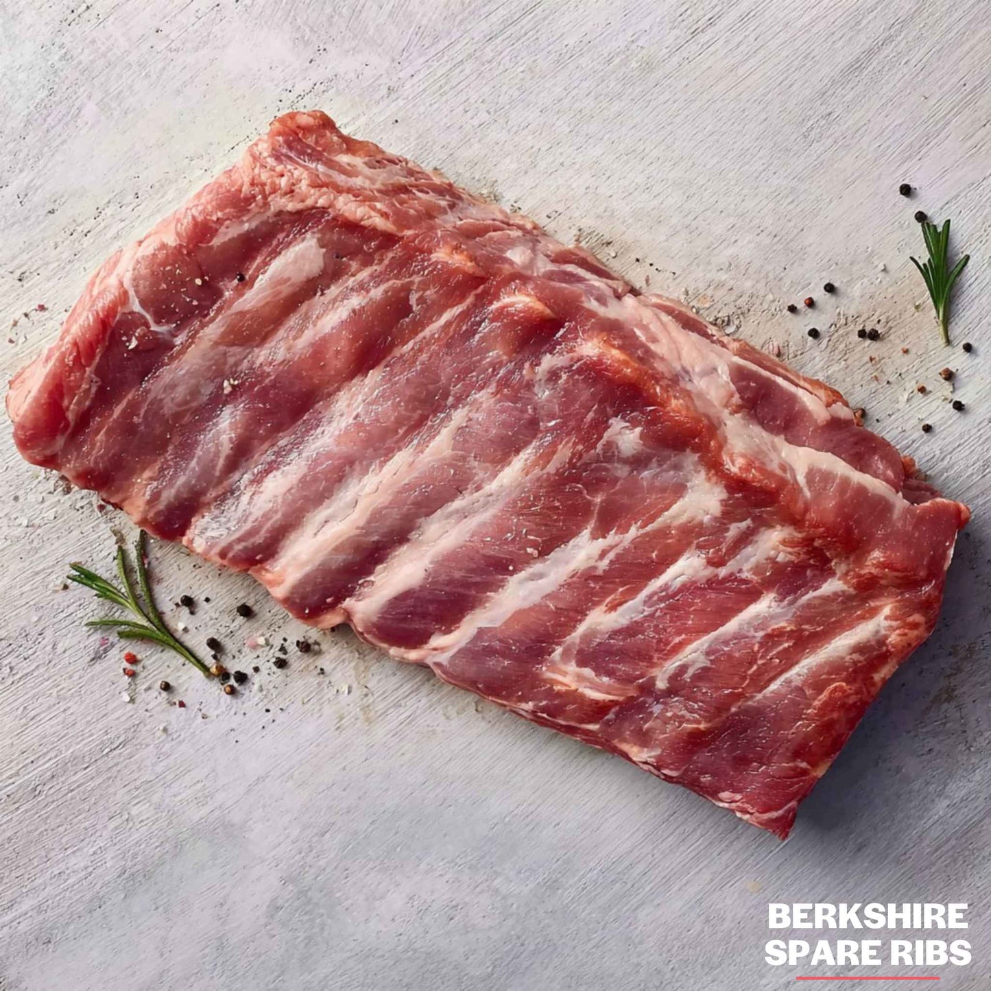 Pork Spare Ribs - Heritage Berkshire Berkshire Lane Premium Pork