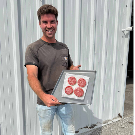 1/4# Burger Patties - 21 Day Dry-Aged Hilbert Farms