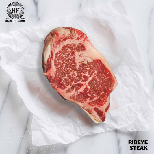 Bone-In Ribeye - 21 Day Dry Aged Hilbert Farms