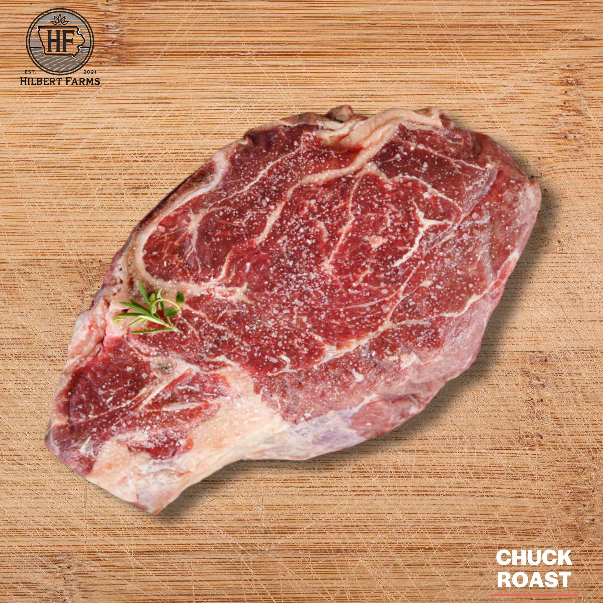 Chuck Roast - 21 Day Dry Aged Hilbert Farms 