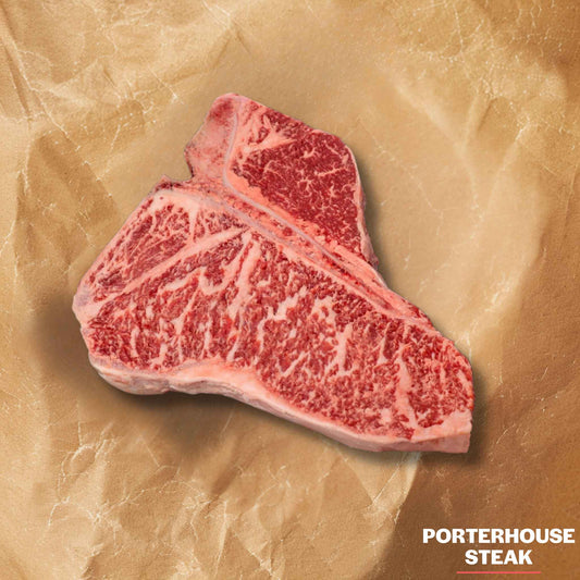 Wagyu Porterhouse Steak Queck Family Farms 